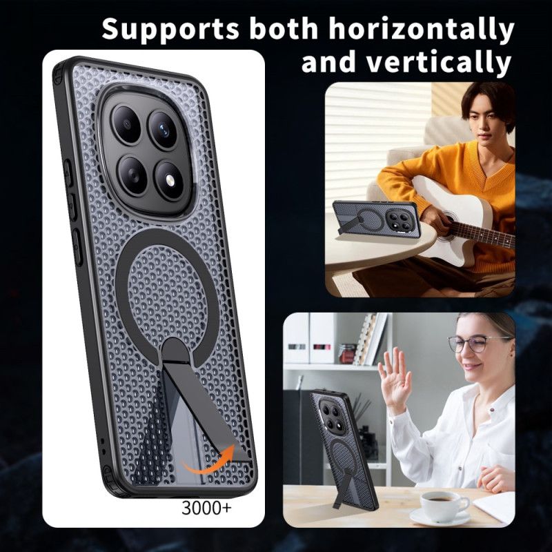 Kožený Kryt Xiaomi Redmi Note 15 5g Mřížková Textura