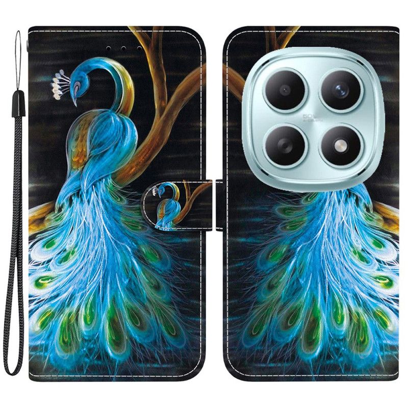 Kožený Kryt Xiaomi Redmi Note 15 5g Páv