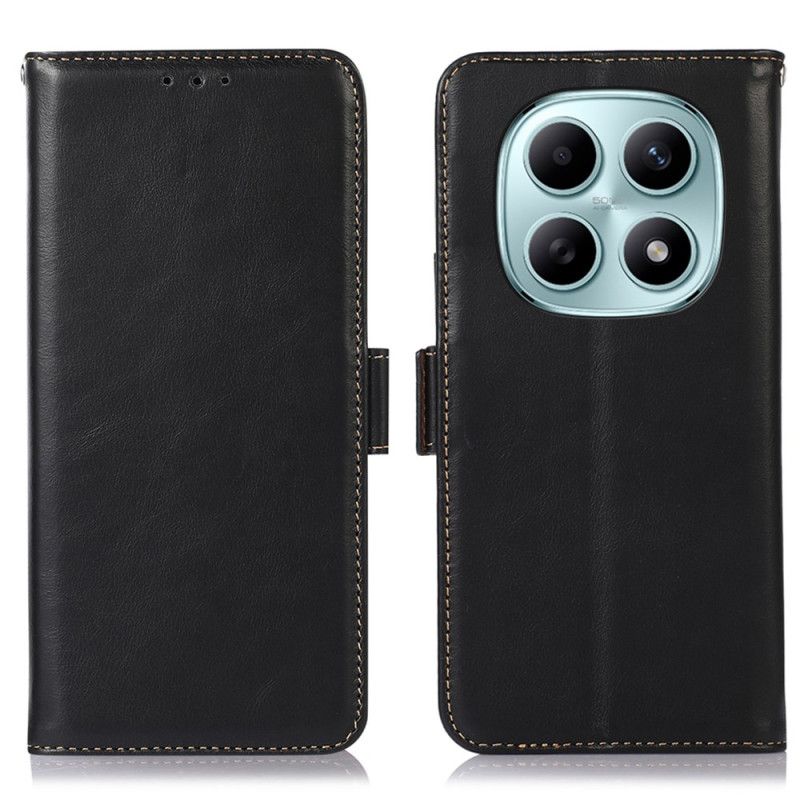 Kožený Kryt Xiaomi Redmi Note 15 5g Pravá Kůže S Rfid Blokováním