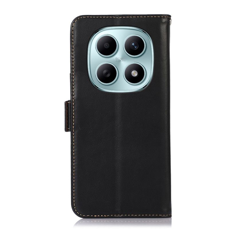 Kožený Kryt Xiaomi Redmi Note 15 5g Pravá Kůže S Rfid Blokováním