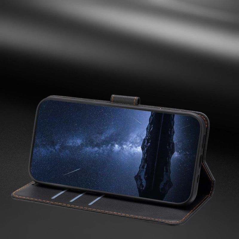 Kožený Kryt Xiaomi Redmi Note 15 5g Prošívání