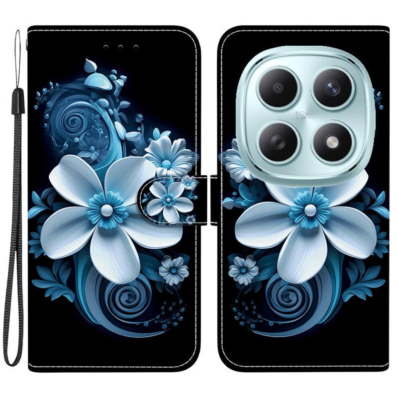 Kožený Kryt Xiaomi Redmi Note 15 5g Černá Orchidej