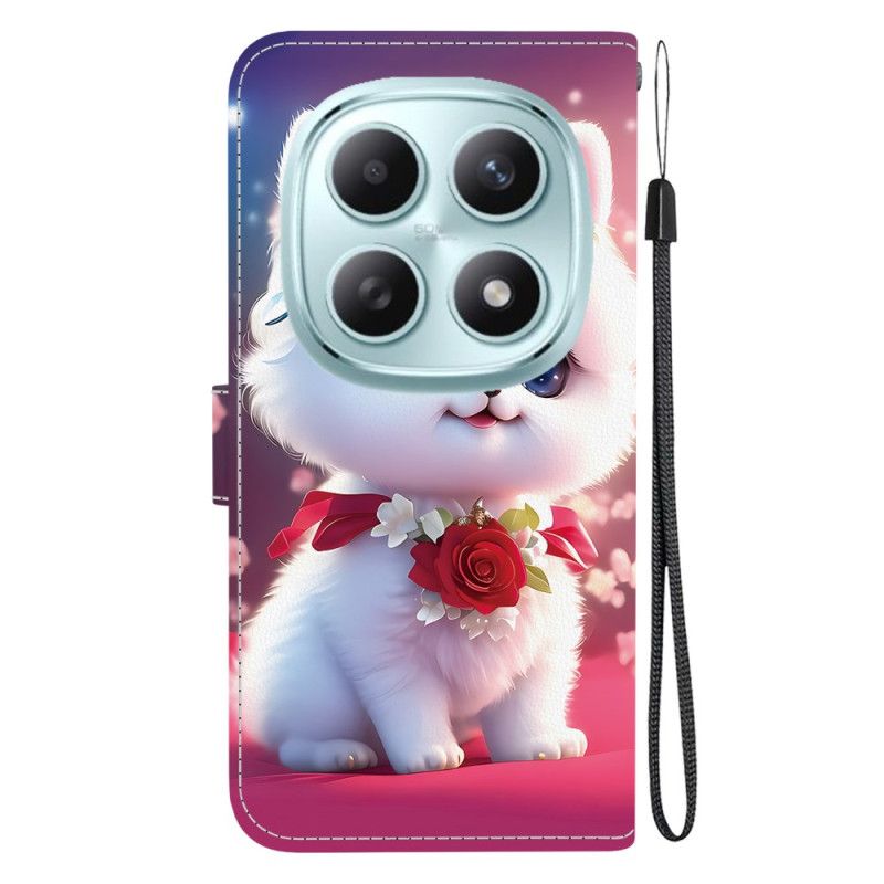 Peněženková Pouzdra Xiaomi Redmi Note 15 5g Kočka A Růže