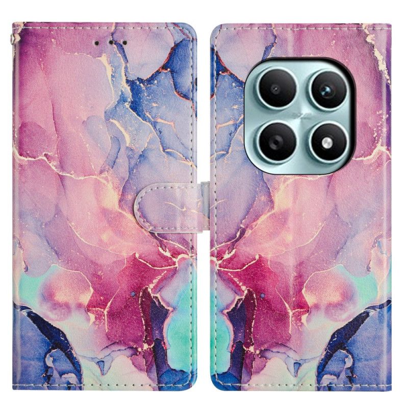 Peněženková Pouzdra Xiaomi Redmi Note 15 5g Kryty Na Mobil Růžový A Zelený Mramor