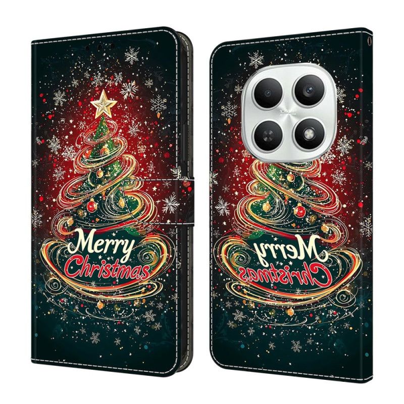 Peněženková Pouzdra Xiaomi Redmi Note 15 5g Kryty Na Mobil Vánoční Stromeček