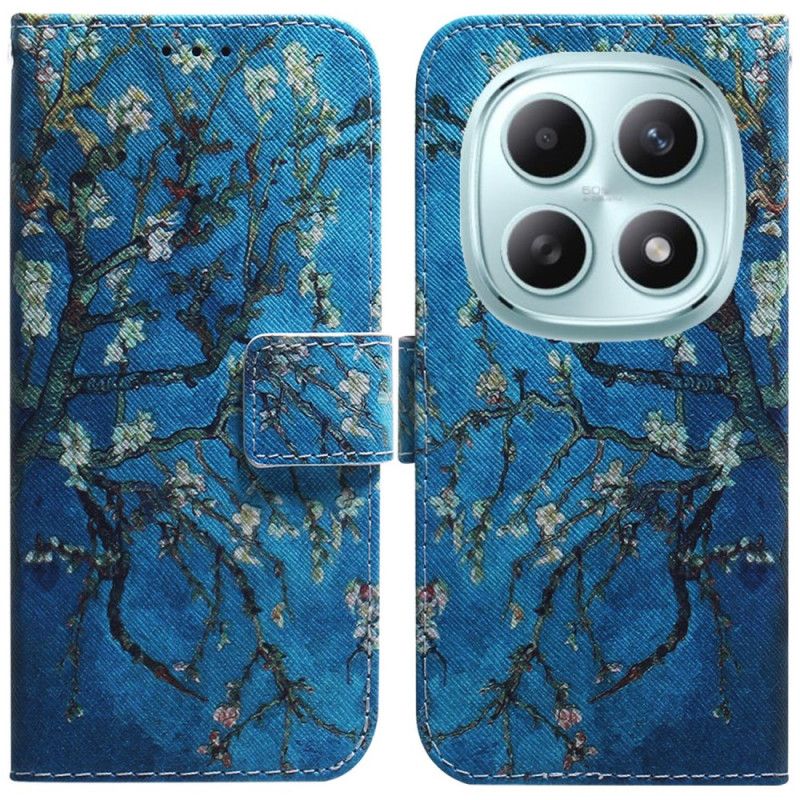 Peněženková Pouzdra Xiaomi Redmi Note 15 5g Květy Meruňky