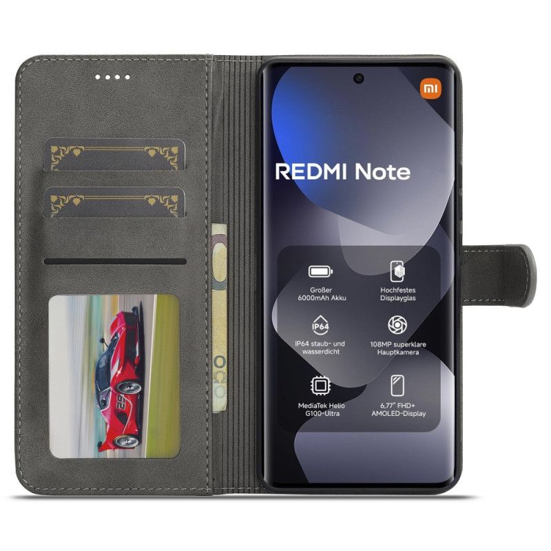 Peněženková Pouzdra Xiaomi Redmi Note 15 5g Lc.imeeke Kožený Efekt