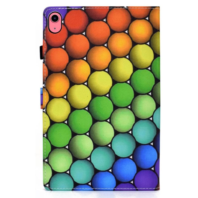 Kožený Kryt iPad (2025) Geometrický Vzor