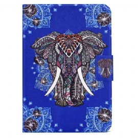 Kožený Kryt iPad (2025) Kmenový Slon