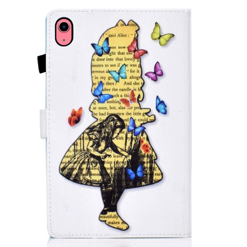 Kožený Kryt iPad (2025) Motýlí Dívka