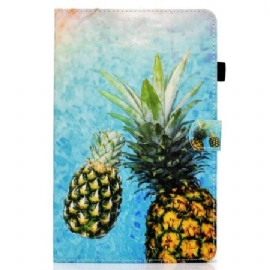 Kožený Kryt Na iPad (2025) Grafický Ananas