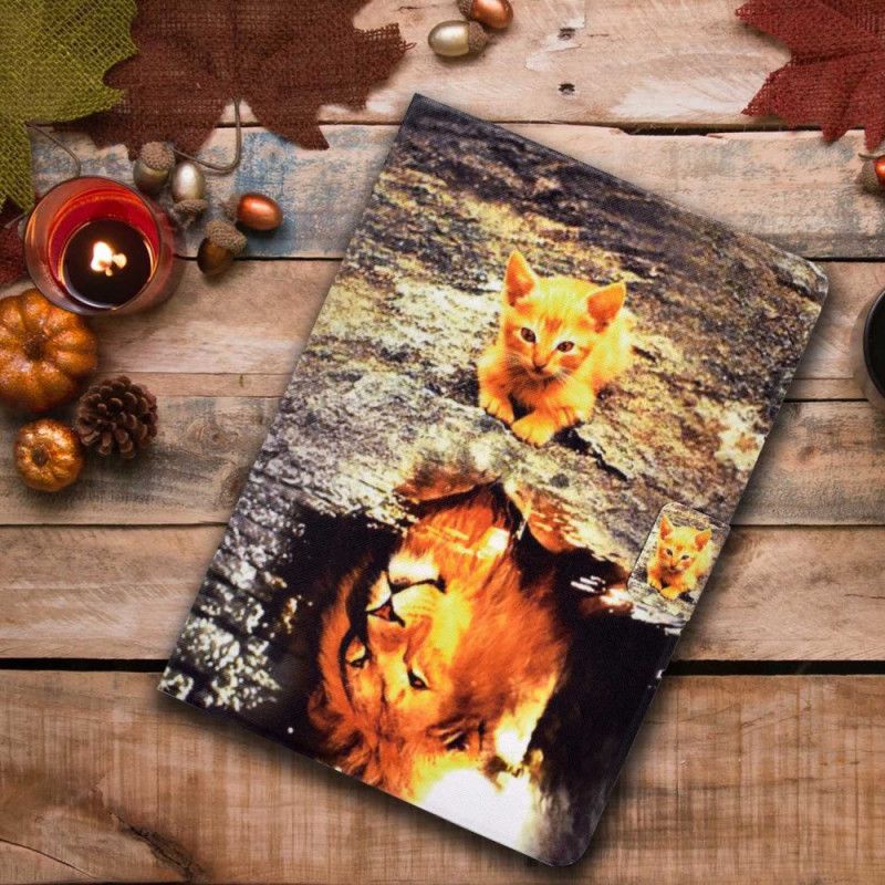 Kožený Kryt Na iPad (2025) Kočka