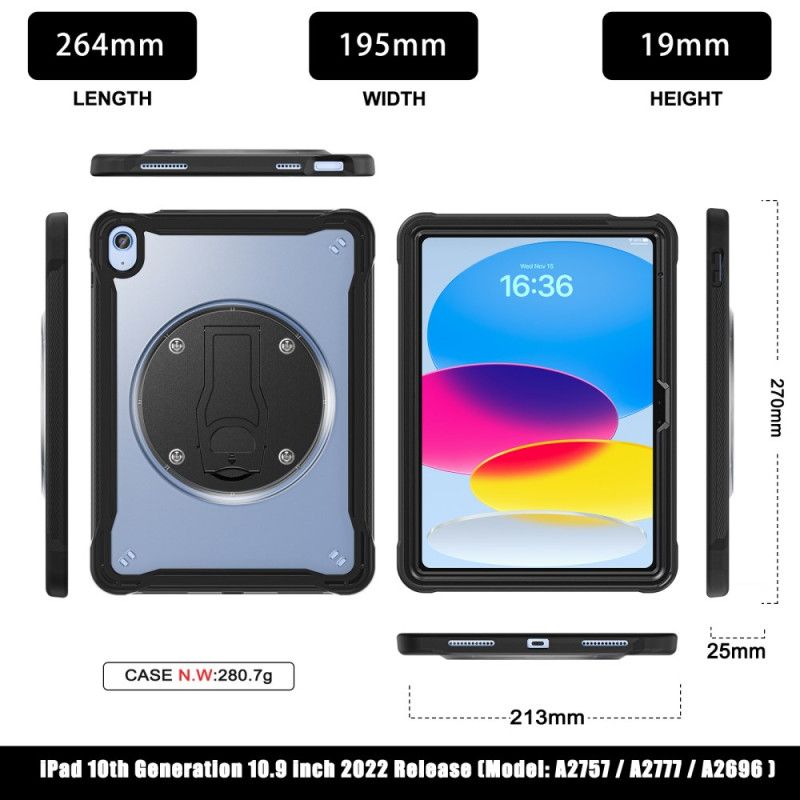 Kryt iPad (2025) Integrovaný Nastavitelný Stojánek