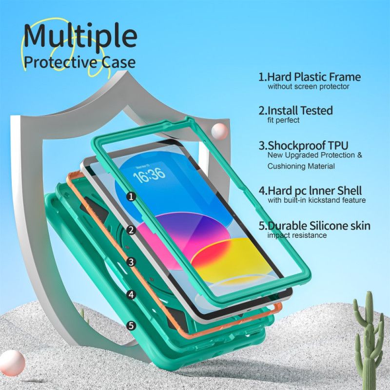 Kryt iPad (2025) Kryty Na Mobil Dětská Rukojeť A Stojan S Dinosaurem