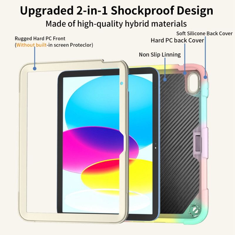 Kryt iPad (2025) Kryty Na Mobil Odolný Ramenní Popruh S Motýlem