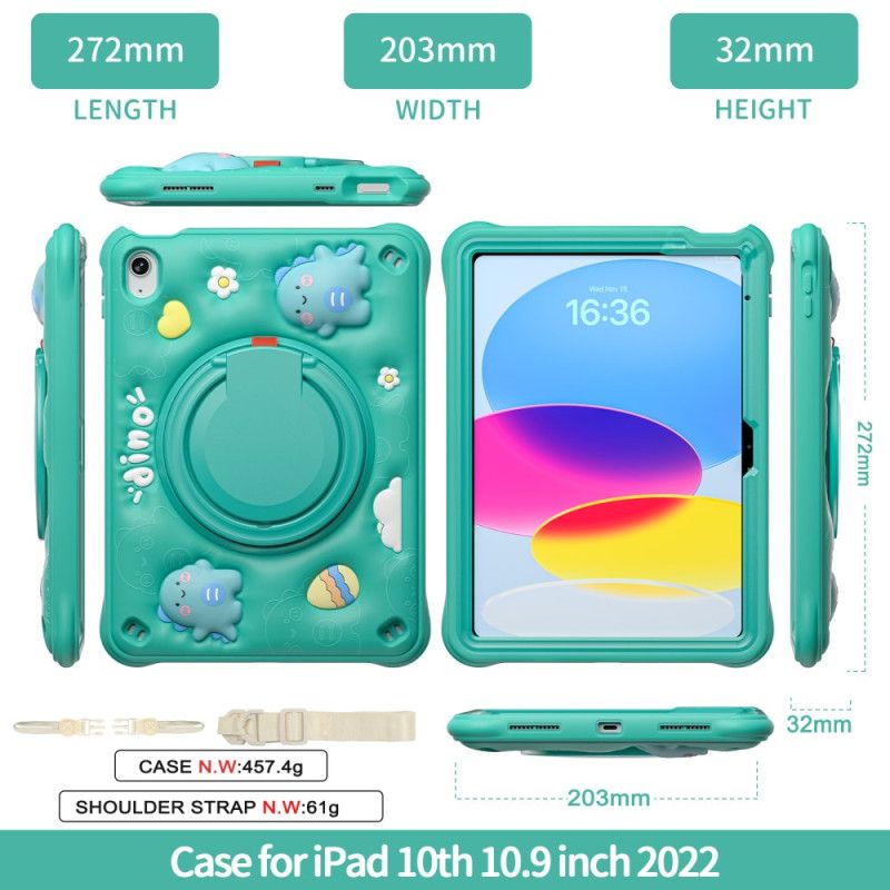 Kryt iPad (2025) Vícevrstvý S Ramenním Popruhem