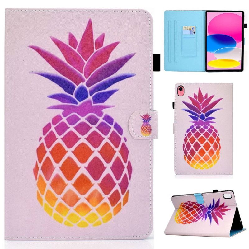 Peněženková Pouzdra iPad (2025) Kryty Na Mobil Barevný Ananas