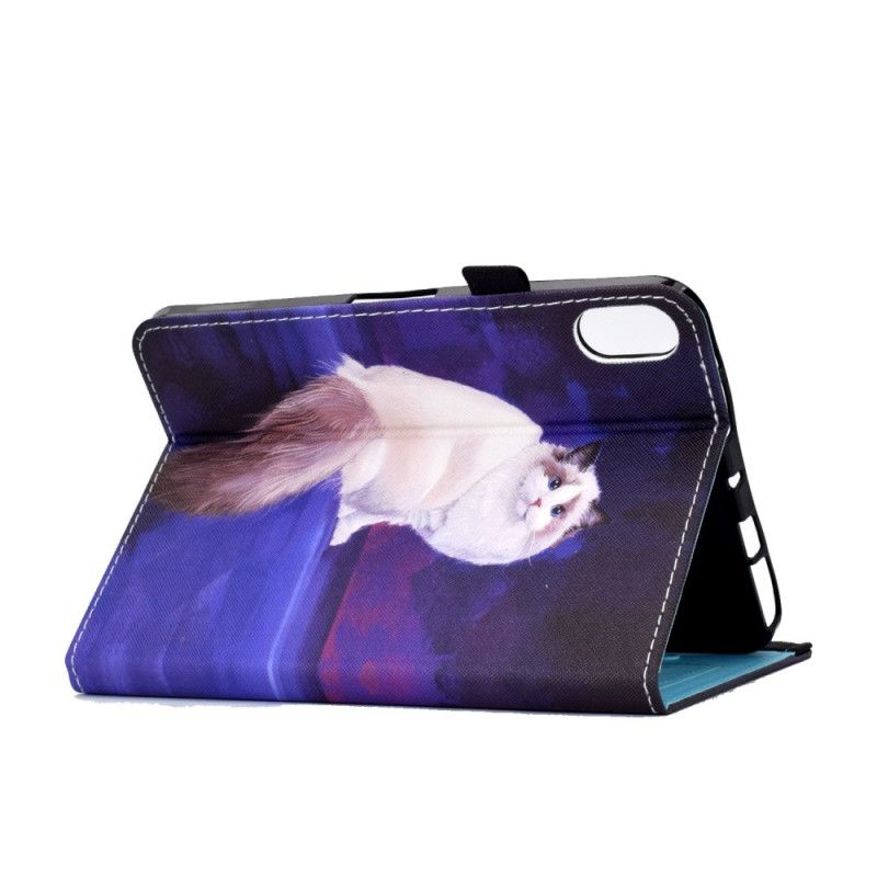Peněženková Pouzdra iPad (2025) Kryty Na Mobil Bílá Kočka