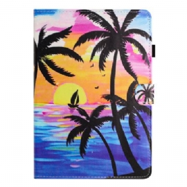 Peněženková Pouzdra iPad (2025) Kryty Na Mobil Kokosové Palmy