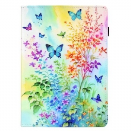 Pouzdra iPad (2025) Kryty Na Mobil Květiny A Motýli