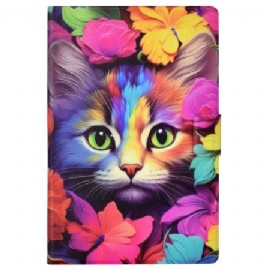 Pouzdro iPad (2025) Růžové Kotě