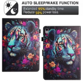 Pouzdro Na iPad (2025) Barevný Tygr