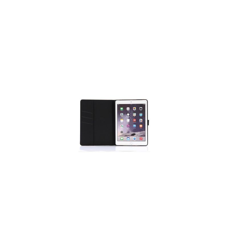 iPad 9.7 2018 / 2017 Retro Kryt Z Umělé Kůže