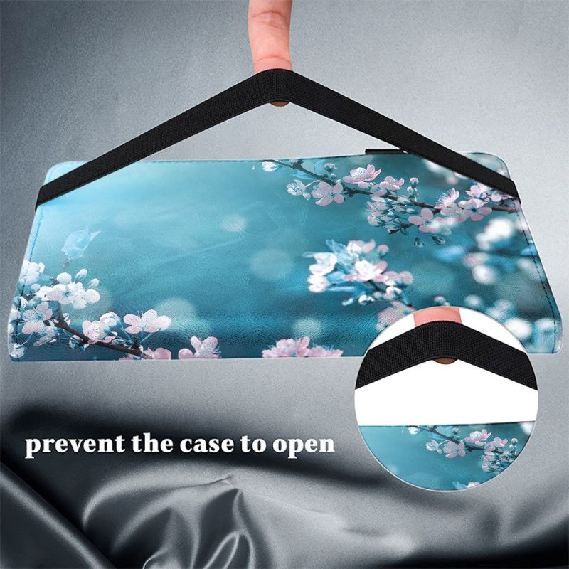 Pouzdro Na Xiaomi Pad 7 / 7 Pro Broskvové Květy