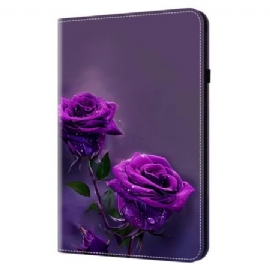 Pouzdro Xiaomi Pad 7 / 7 Pro Fialové Růže