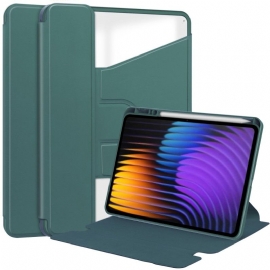 Pouzdro Xiaomi Pad 7 / 7 Pro Kožený Styl S Otočným Stojánkem O