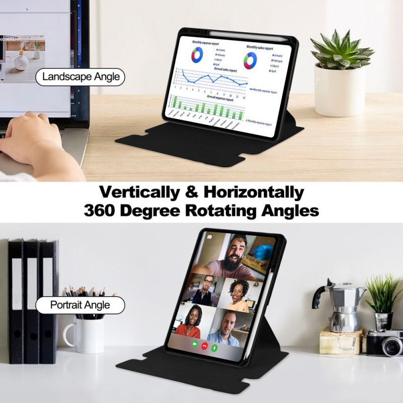 Pouzdro Xiaomi Pad 7 / 7 Pro Kožený Styl S Otočným Stojánkem O