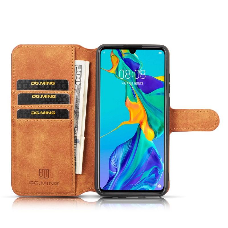 Flipové Pouzdro Na Huawei P30 Lite Efekt Dg Ming Kůže