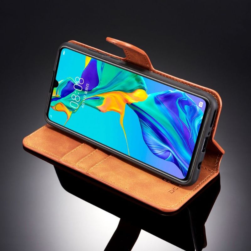 Flipové Pouzdro Na Huawei P30 Lite Efekt Dg Ming Kůže