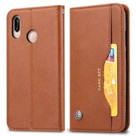 Flipové Pouzdro Na Huawei P30 Lite Kožené Pouzdro Na Karty