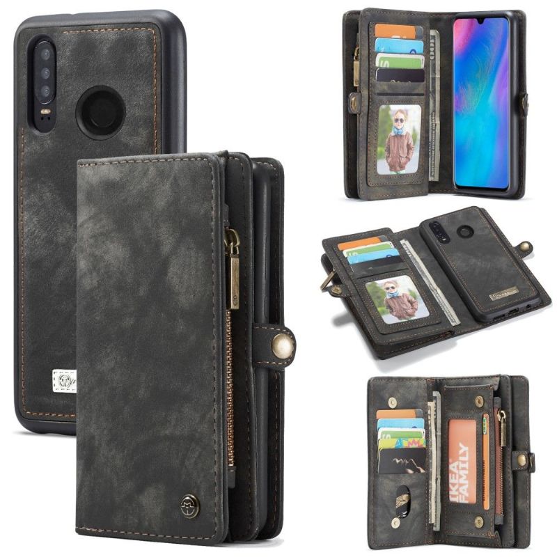 Kryt Flipové Pouzdro Na Huawei P30 Lite Peněženkové Pouzdro S Odnímatelným Pláštěm