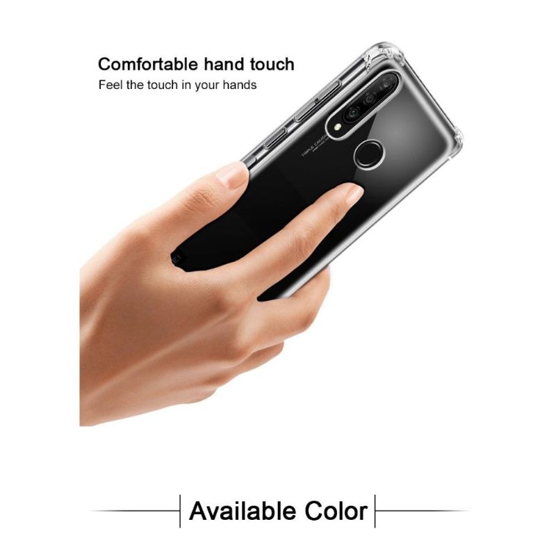 Kryt Na Huawei P30 Lite Transparentní + Ochranná Fólie