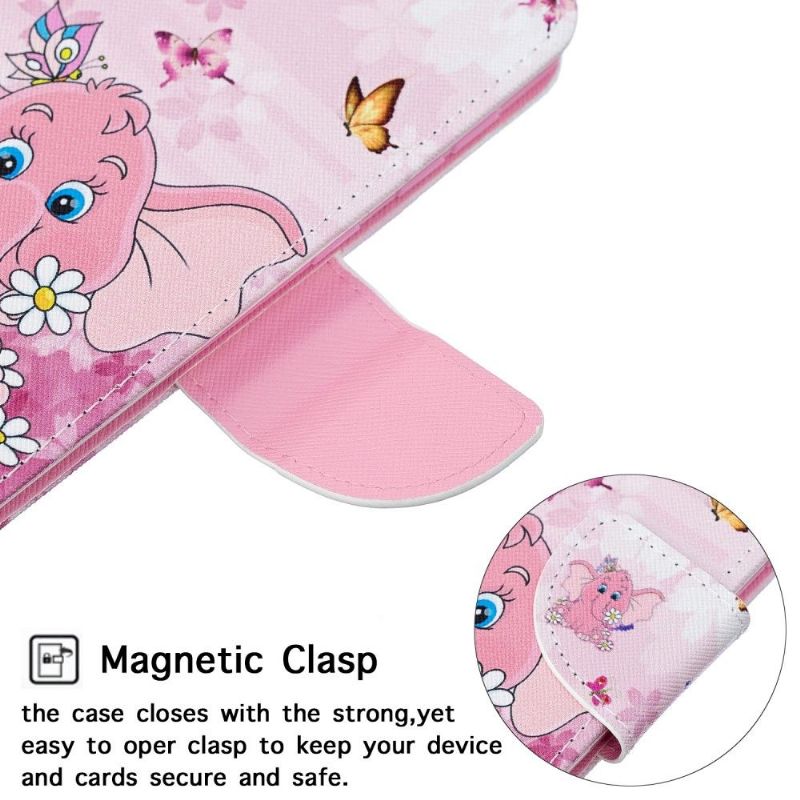 Pouzdra Na Huawei P30 Lite Na Lana Růžový Slon