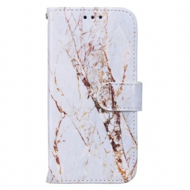 Flipové Pouzdro Na Samsung Galaxy A13 5G / A04s Intenzivní Mramor