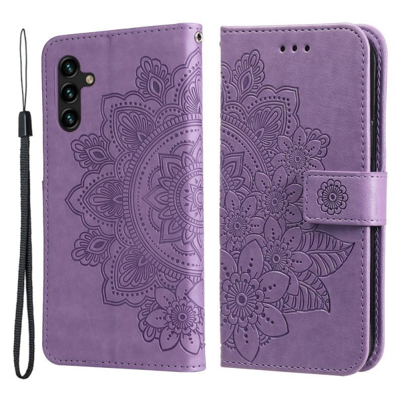 Flipové Pouzdro Na Samsung Galaxy A13 5G / A04s Květinová Mandala