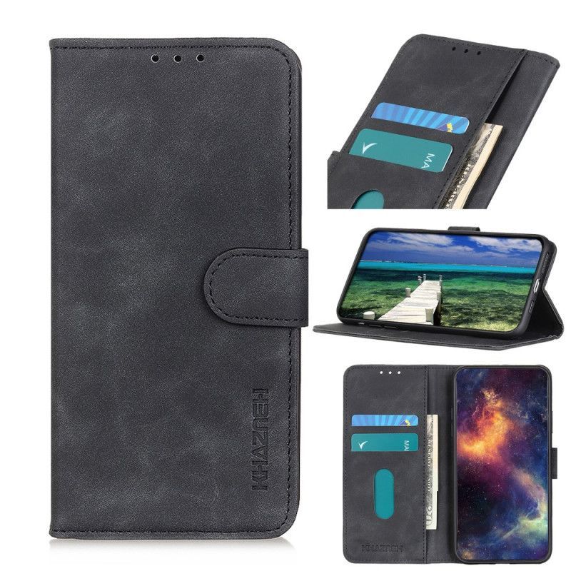 Kožené Pouzdro Na Samsung Galaxy A13 5G / A04s Khazneh Vintage Kožený Efekt