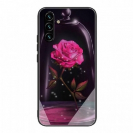 Kryt Na Samsung Galaxy A13 5G / A04s Kouzelné Růžové Tvrzené Sklo