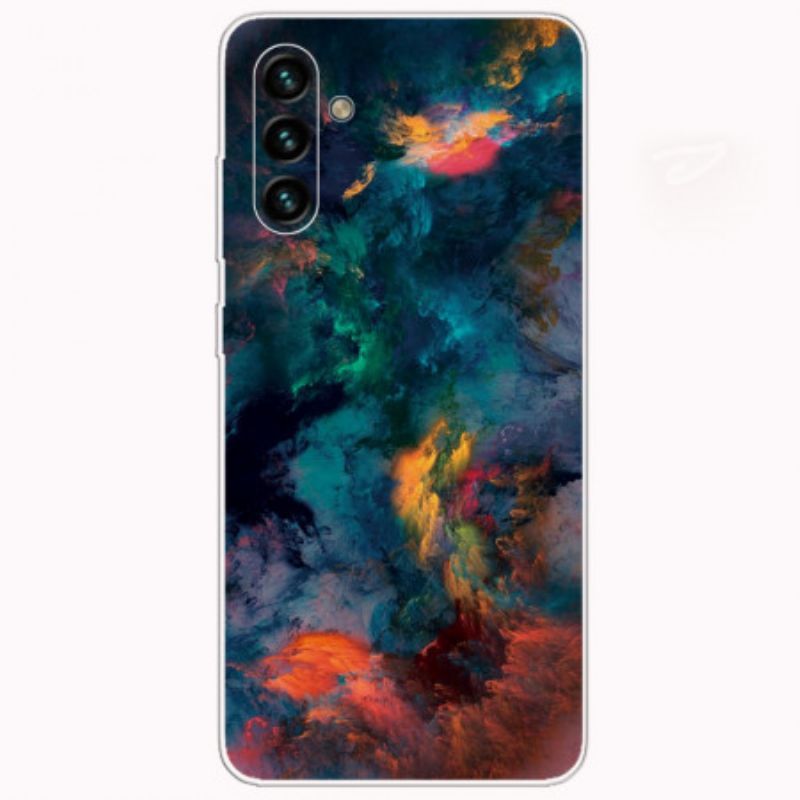 Kryty Na Mobil Na Samsung Galaxy A13 5G / A04s Barevné Mraky