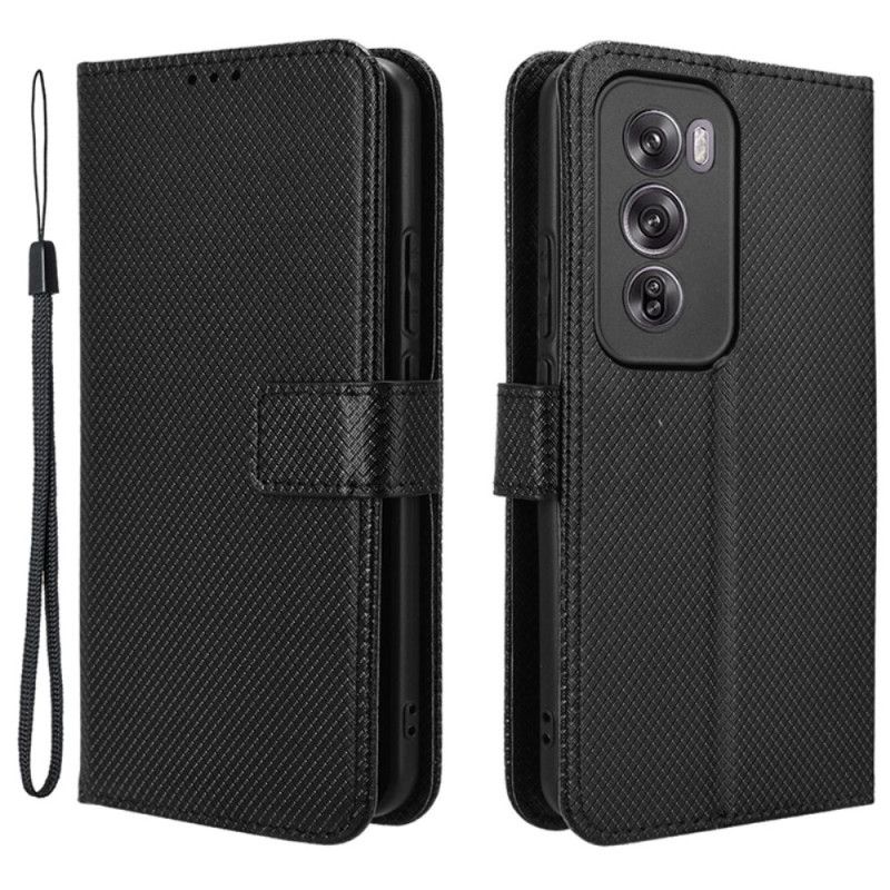 Kožený Kryt Oppo Reno 12 5g Popruhové Body