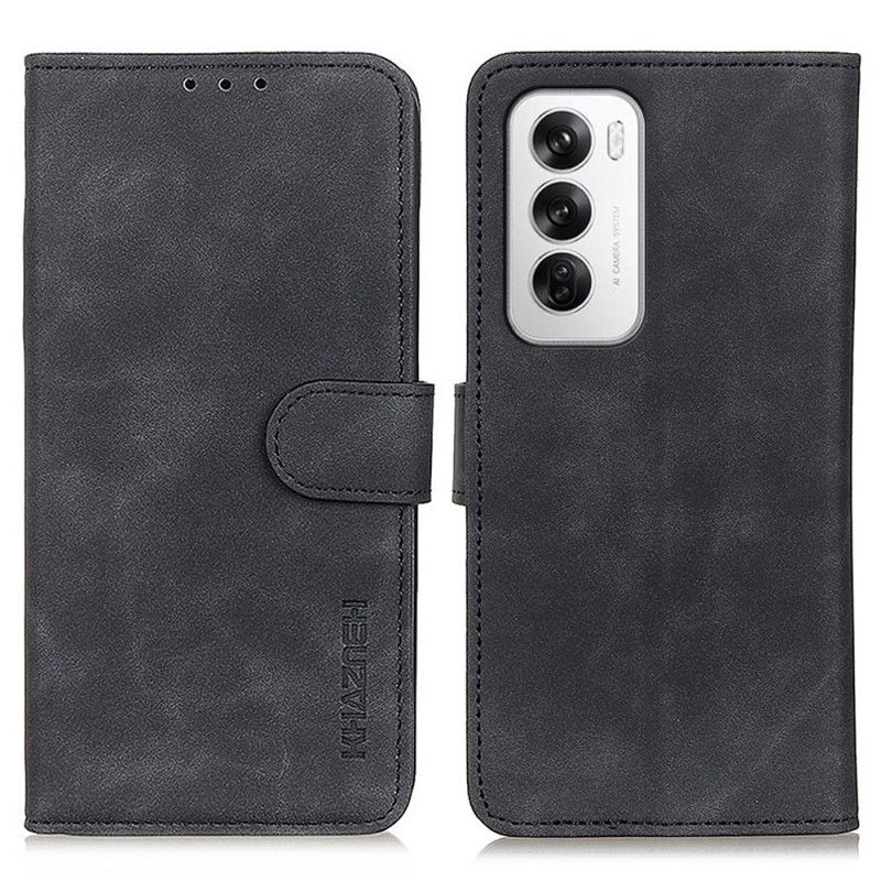 Peněženková Pouzdra Oppo Reno 12 5g Kryty Na Mobil Retro Efekt Khazneh