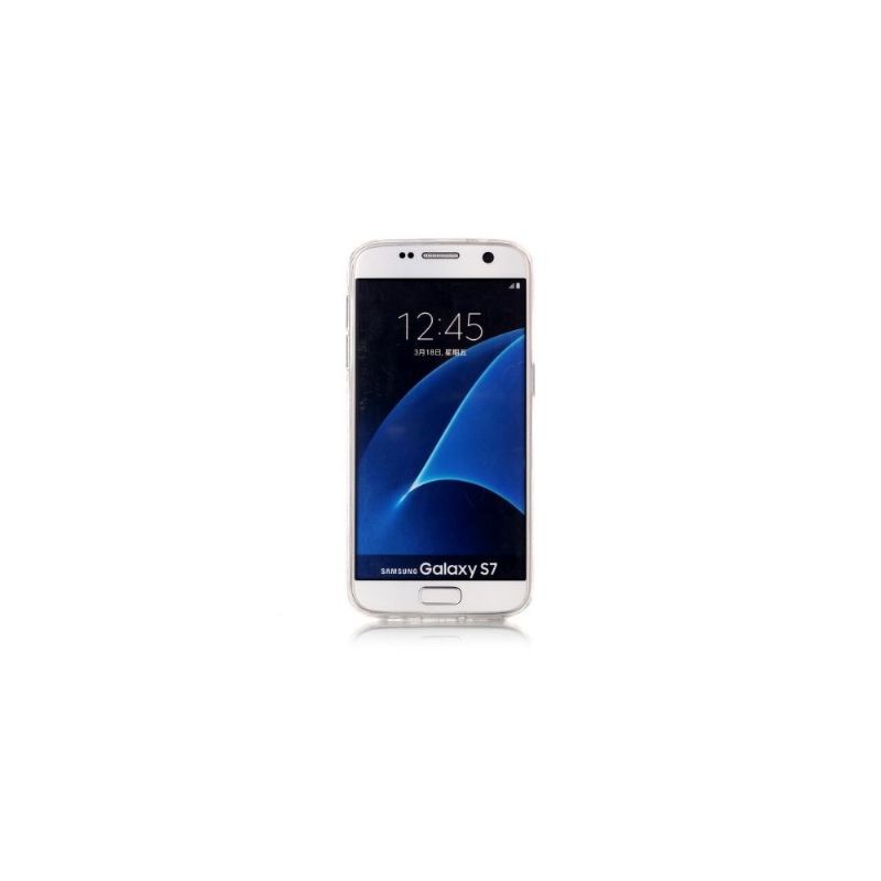 Kryty Na Mobil Na Samsung Galaxy S7 Mramor - Světle Modrá
