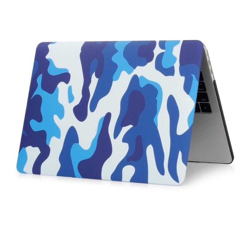 Pouzdro/Dotyková Lišta Na Macbook Pro 13 Vojenská Kamufláž – Modrá