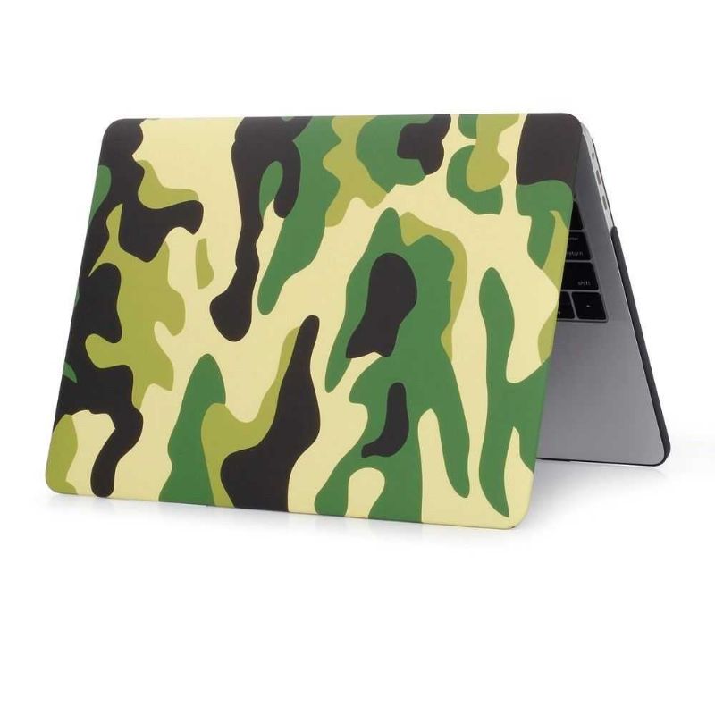 Pouzdro/Dotyková Lišta Na Macbook Pro 13 Vojenská Kamufláž – Zelená