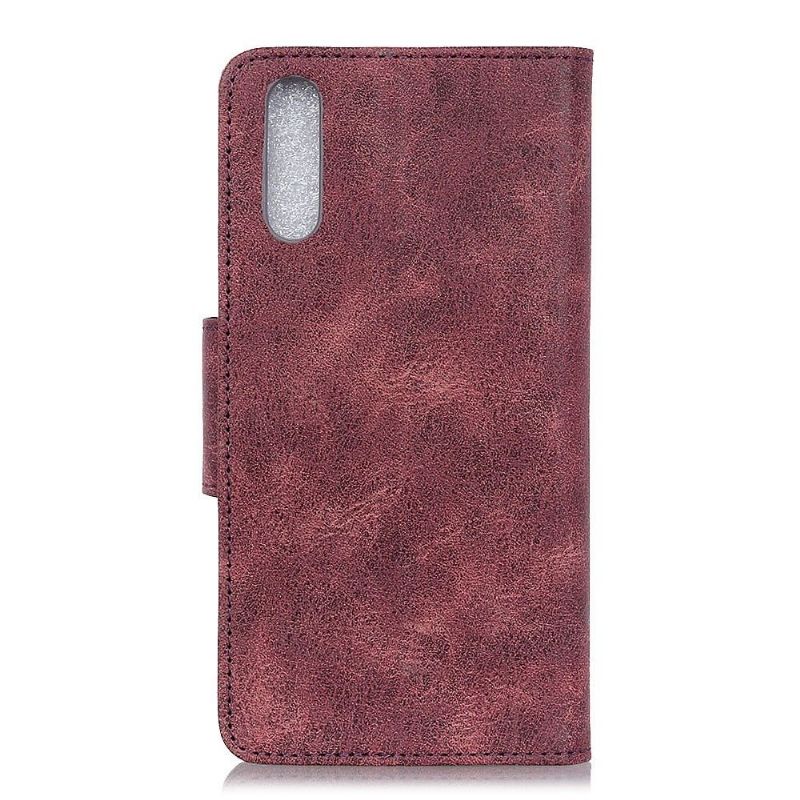Flipové Pouzdro Na Xiaomi Mi A3 Edouard Ve Vintage Umělé Kůži