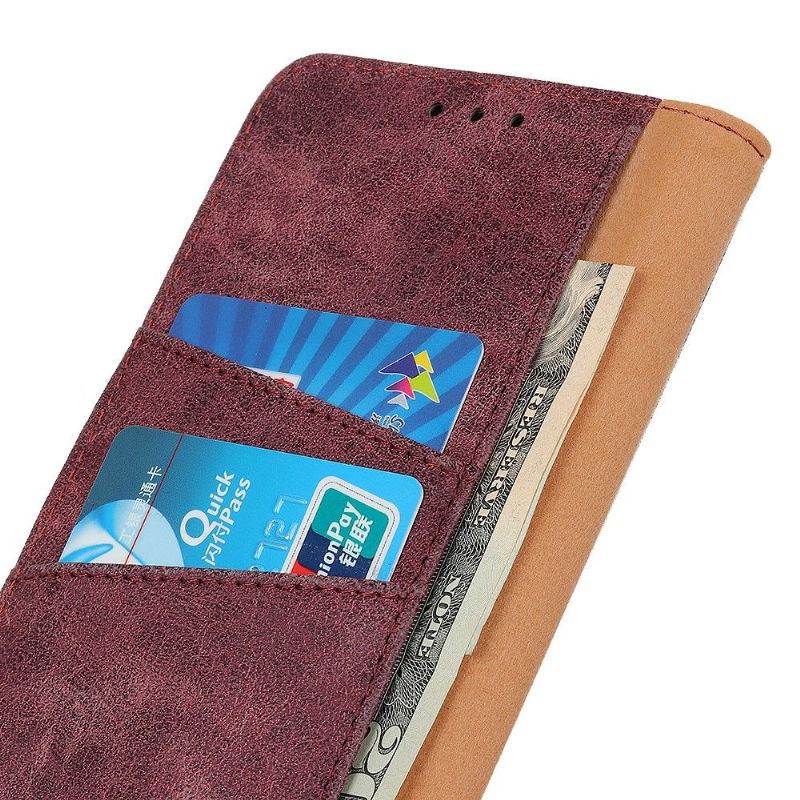 Flipové Pouzdro Na Xiaomi Mi A3 Edouard Ve Vintage Umělé Kůži