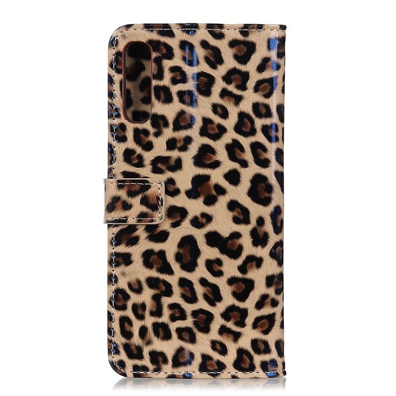 Flipové Pouzdro Na Xiaomi Mi A3 Peněženkové Pouzdro Leopardí Peněženka